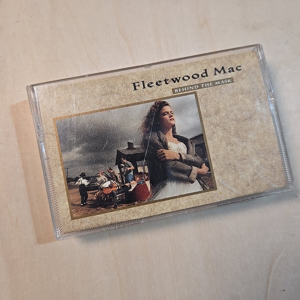 Fleetwood Mac Behind‎ The Mask Cassette Tape Warner 1990 Pop Rock Tested Collect